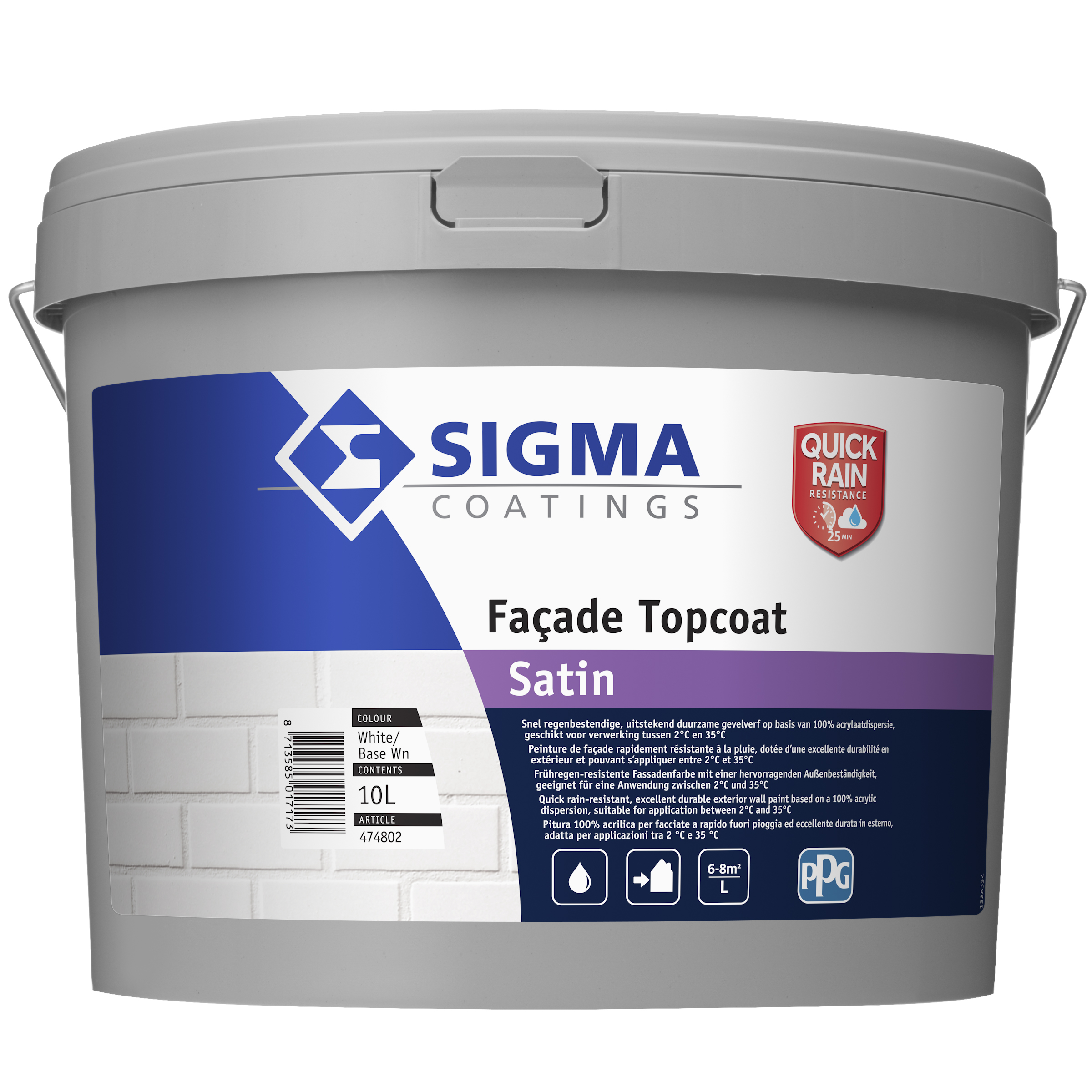 Sigma Façade Topcoat Satin